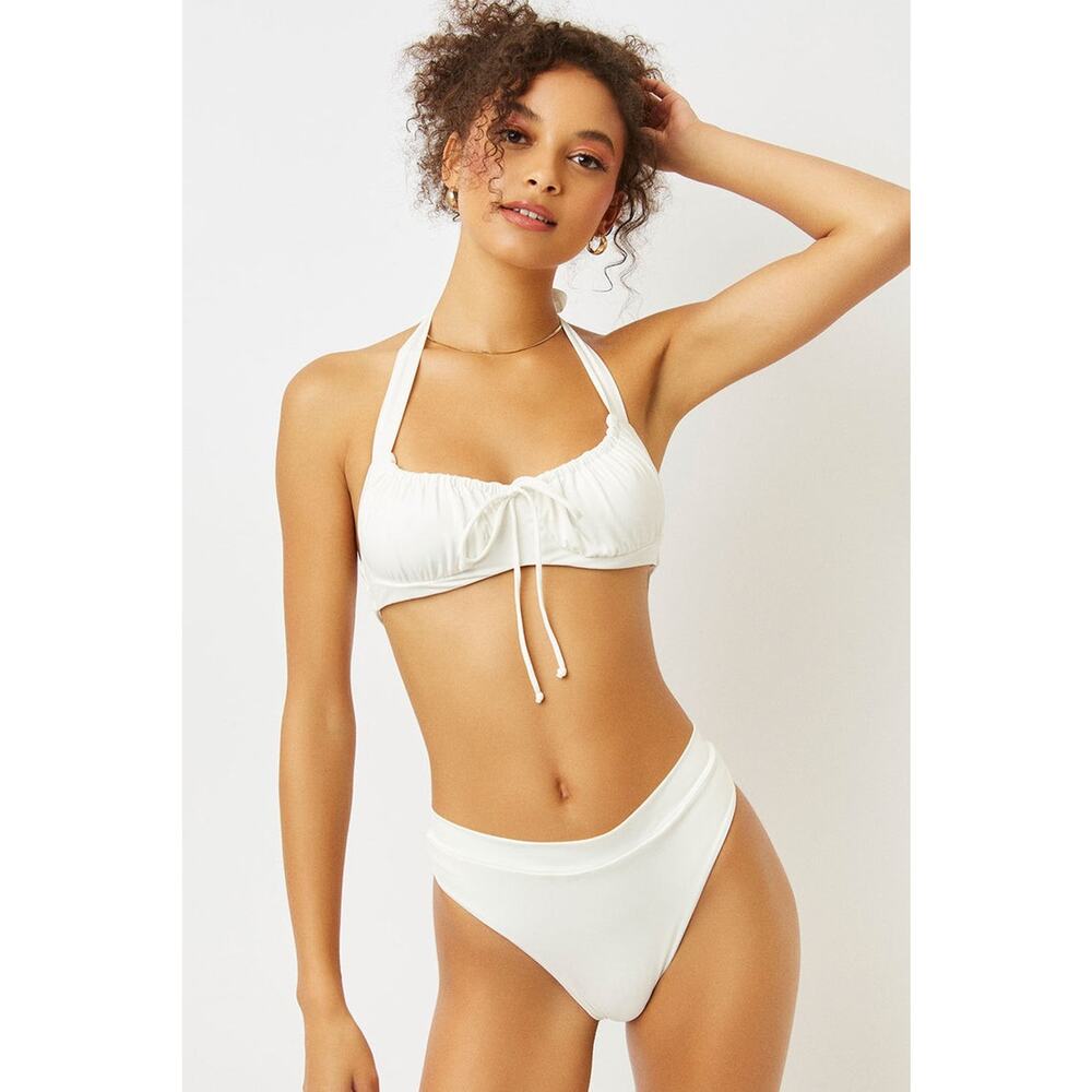 Frankies Bikinis Bernie Halter Scoop Bikini Top - S